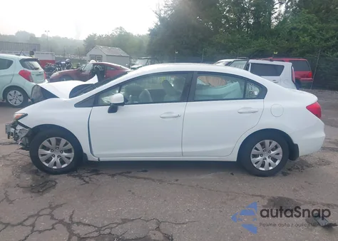 2012 Honda Civic Lx из США, поврежденный, VIN 19XFB2F51CE375104